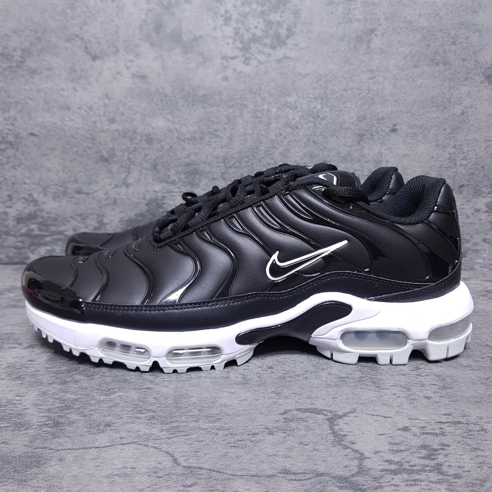 NIKE‎ Air Max Plus G Leather Golf Shoes Mens Size 10.5 Black White FZ4150-001
